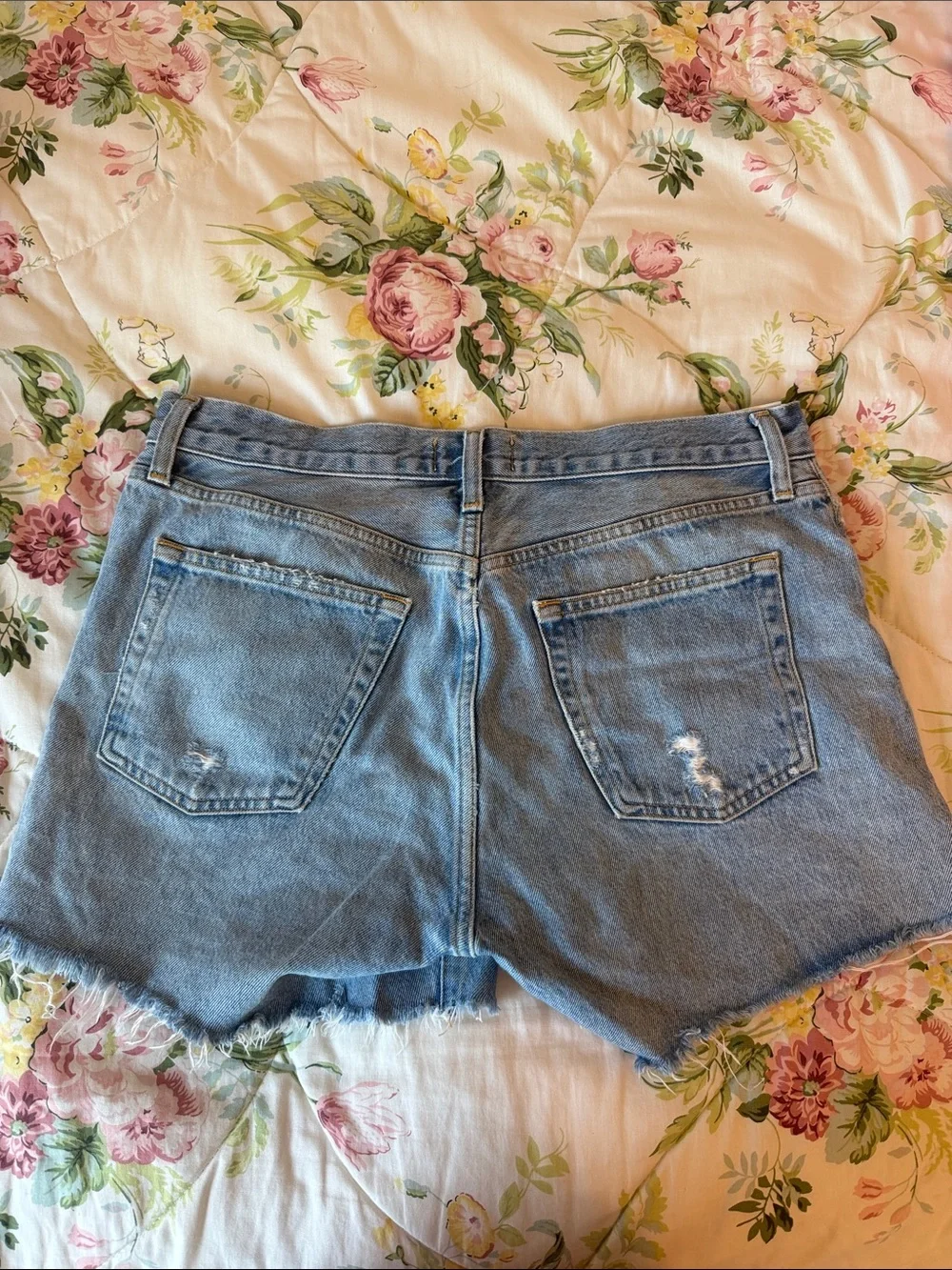 Agolde Parker Long Shorts wash Swapmeet